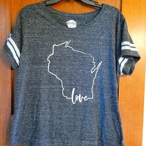 Women's Wisconsin Tshirt